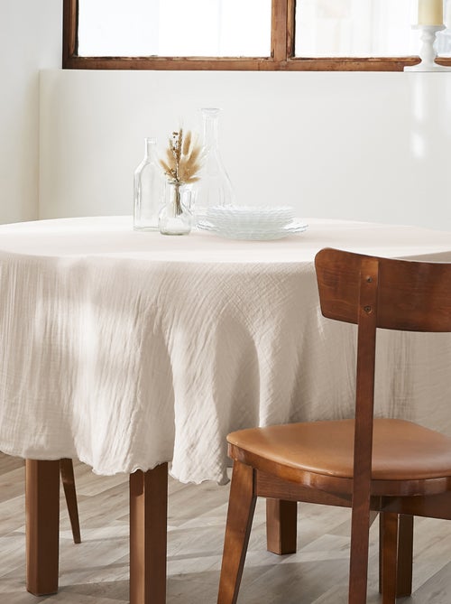 Nappe ronde Gaze de Coton - Kiabi