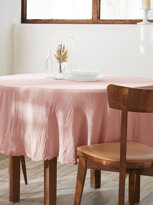 Nappe ronde Gaze de Coton - Kiabi