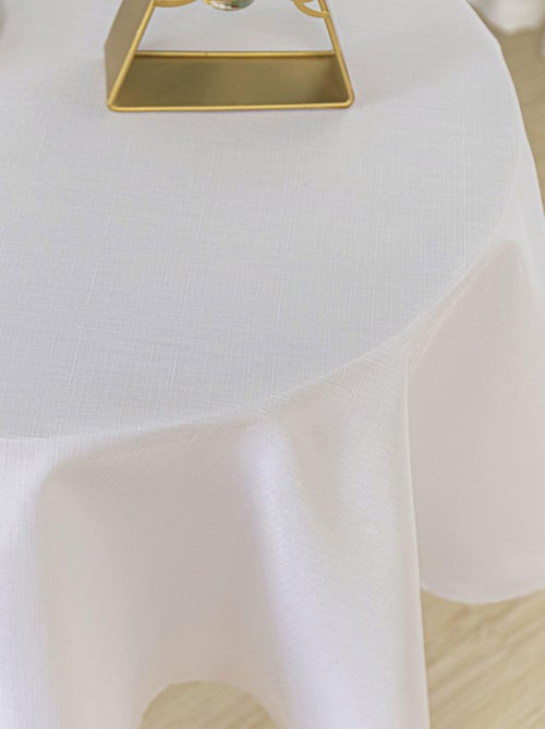 Nappe ronde infroissable et anti-tâches - Kiabi