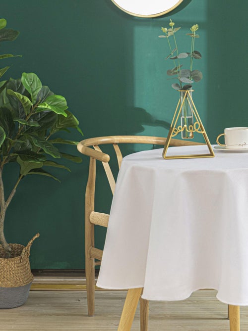 Nappe ronde infroissable et anti-tâches - Kiabi