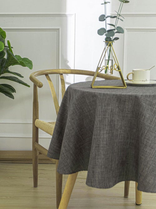 Nappe ronde infroissable et anti-tâches - Kiabi