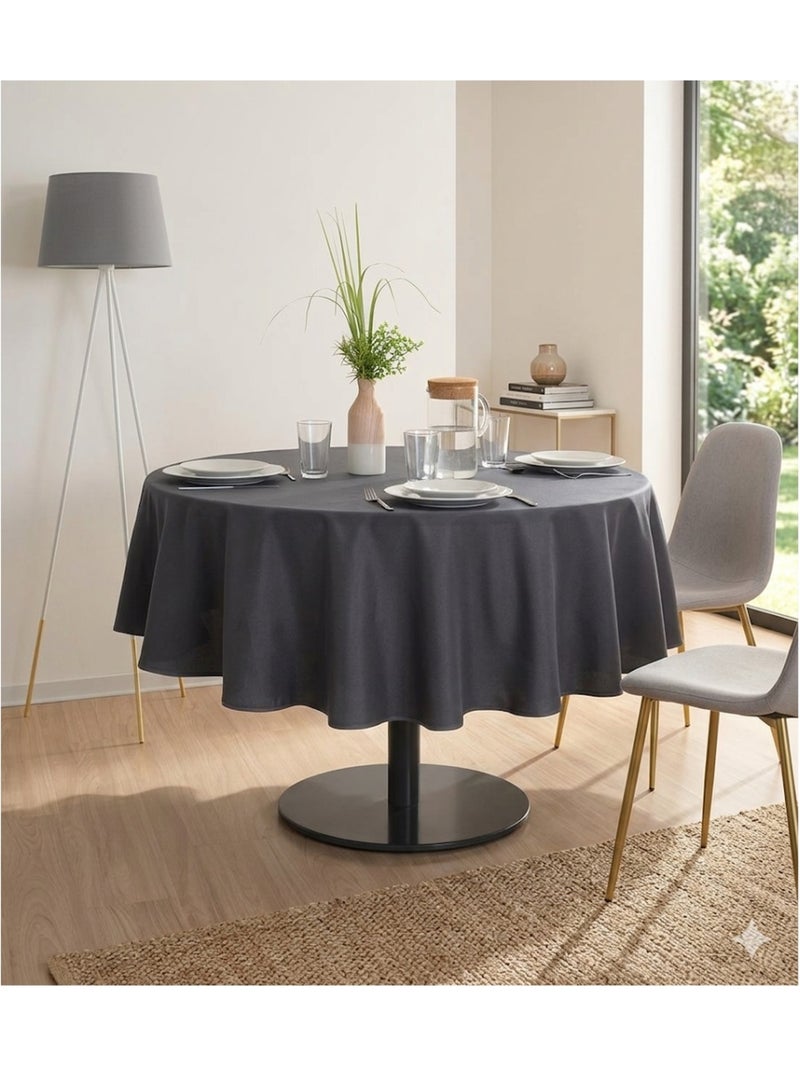 Nappe ronde Nelsonn gris anthracite - Kiabi