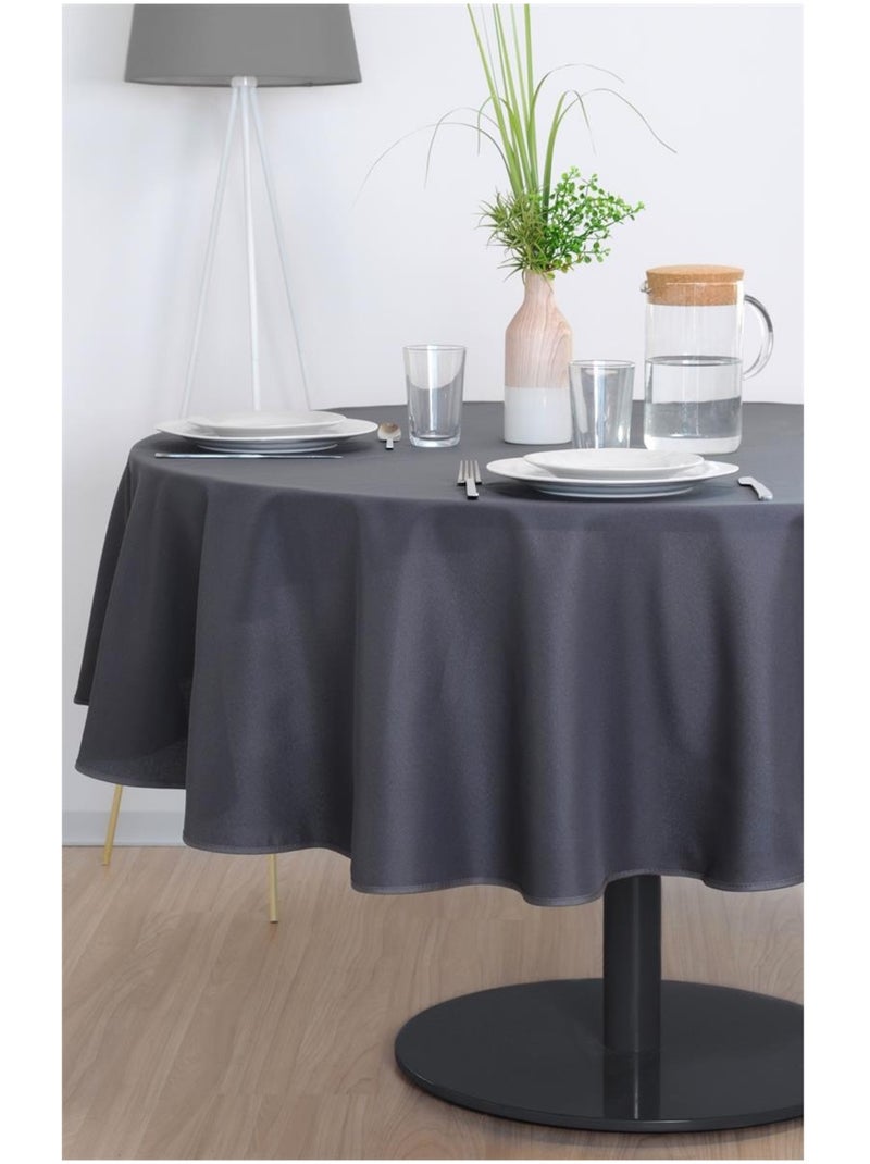Nappe ronde Nelsonn gris anthracite - Kiabi