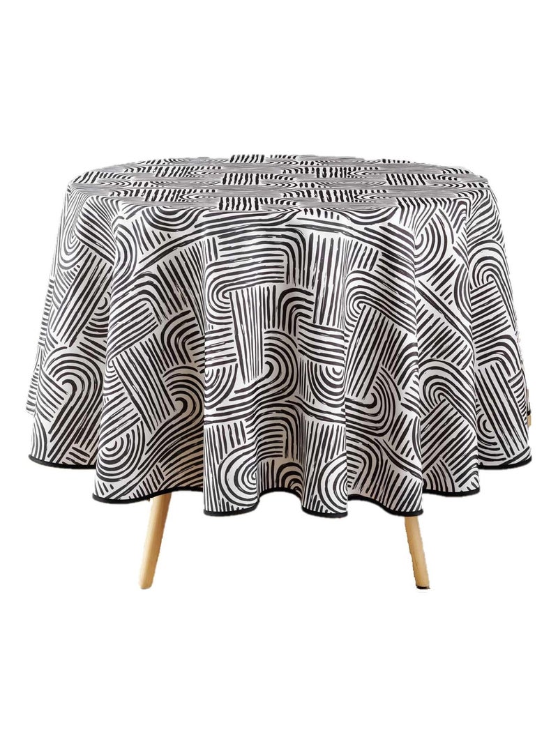 Nappe ronde Pandorre Noir - Kiabi