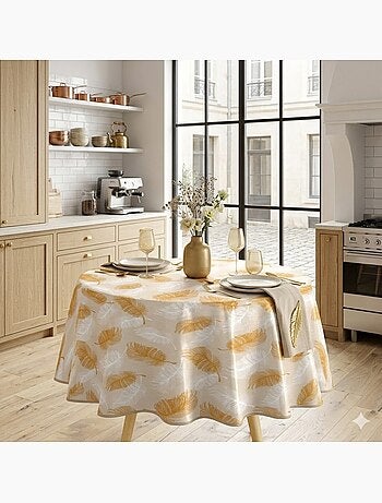 Nappe ronde Plume Lumineuse