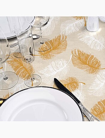 Nappe ronde Plume Lumineuse