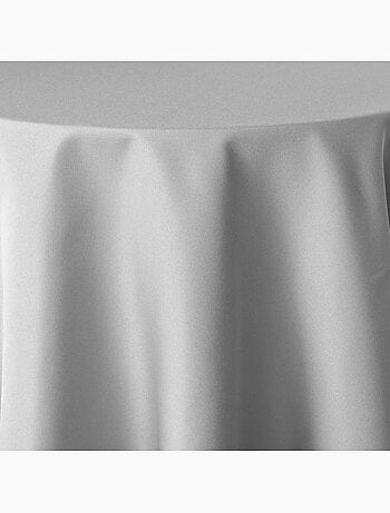 Nappe ronde – Polyester uni – Essentiel – Finition ourlet