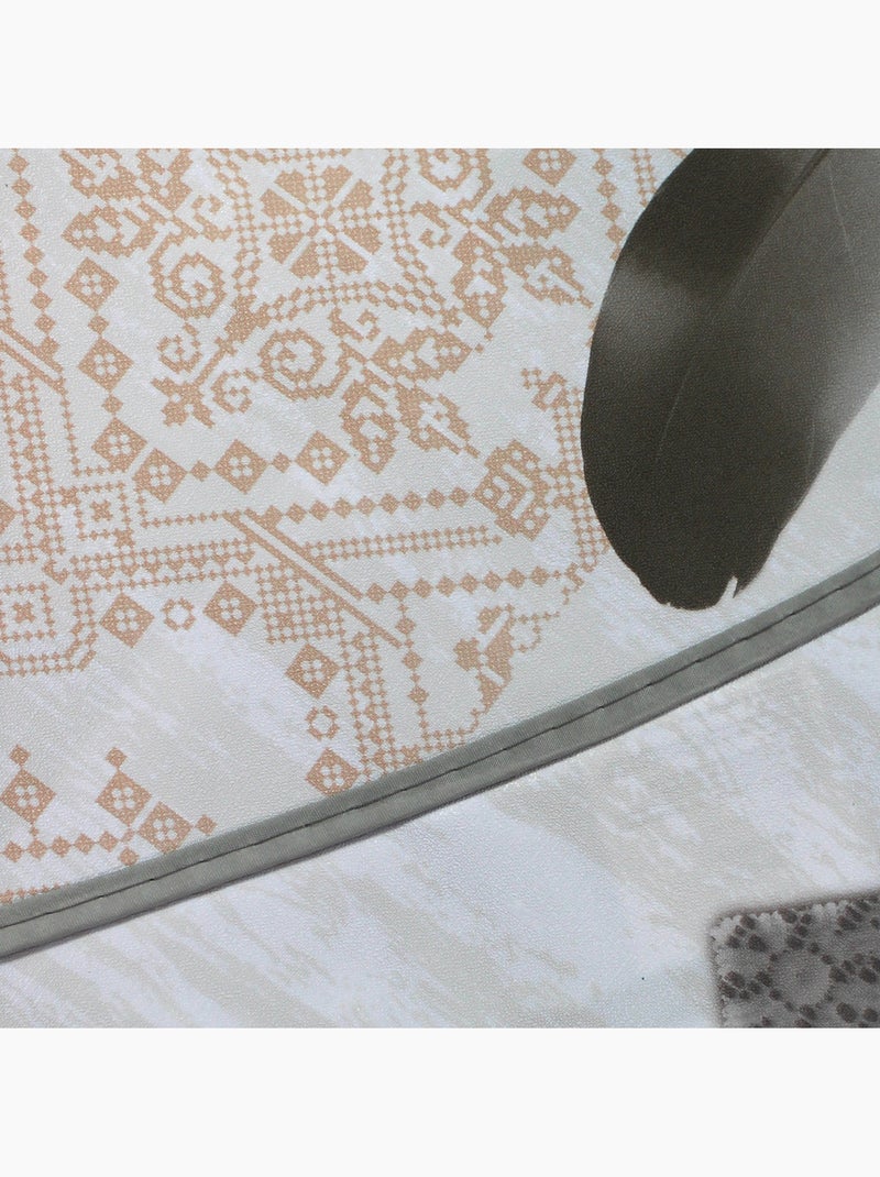 Nappe Ronde – PVC Imperméable – Facile d’Entretien - DELICIA Gris - Kiabi