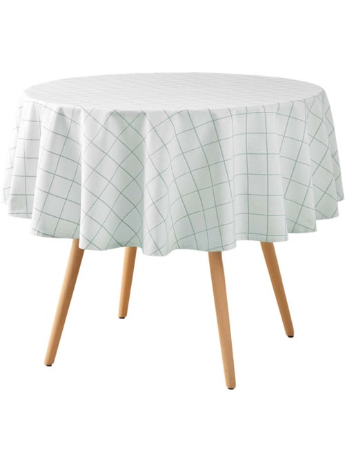 Nappe ronde tisse a carreaux Axelle - Kiabi Nappe ronde tisse a carreaux Axelle - Kiabi