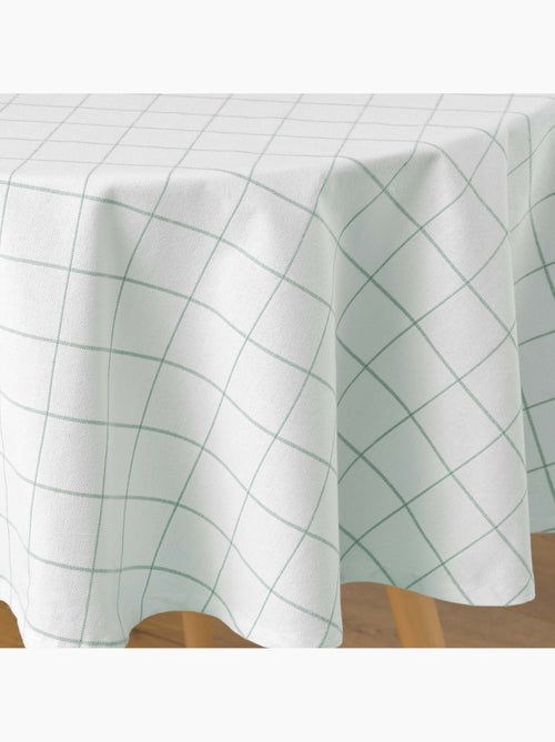 Nappe ronde tisse a carreaux Axelle - Kiabi Nappe ronde tisse a carreaux Axelle - Kiabi