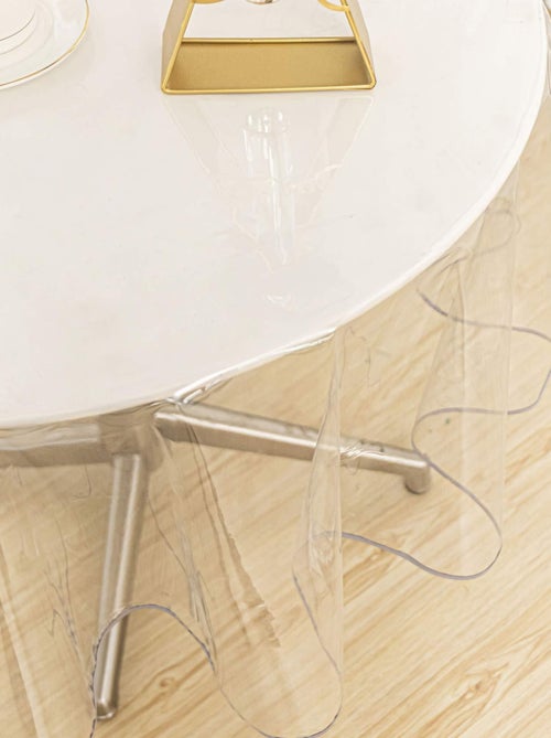 Nappe ronde transparente - Kiabi