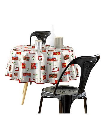 Nappe ronde Tulipes
