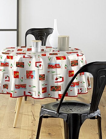 Nappe ronde Tulipes