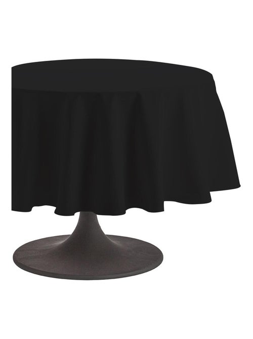 Nappe ronde unie en coton, traitée Teflon, Made in France, CAMBRAI - Kiabi