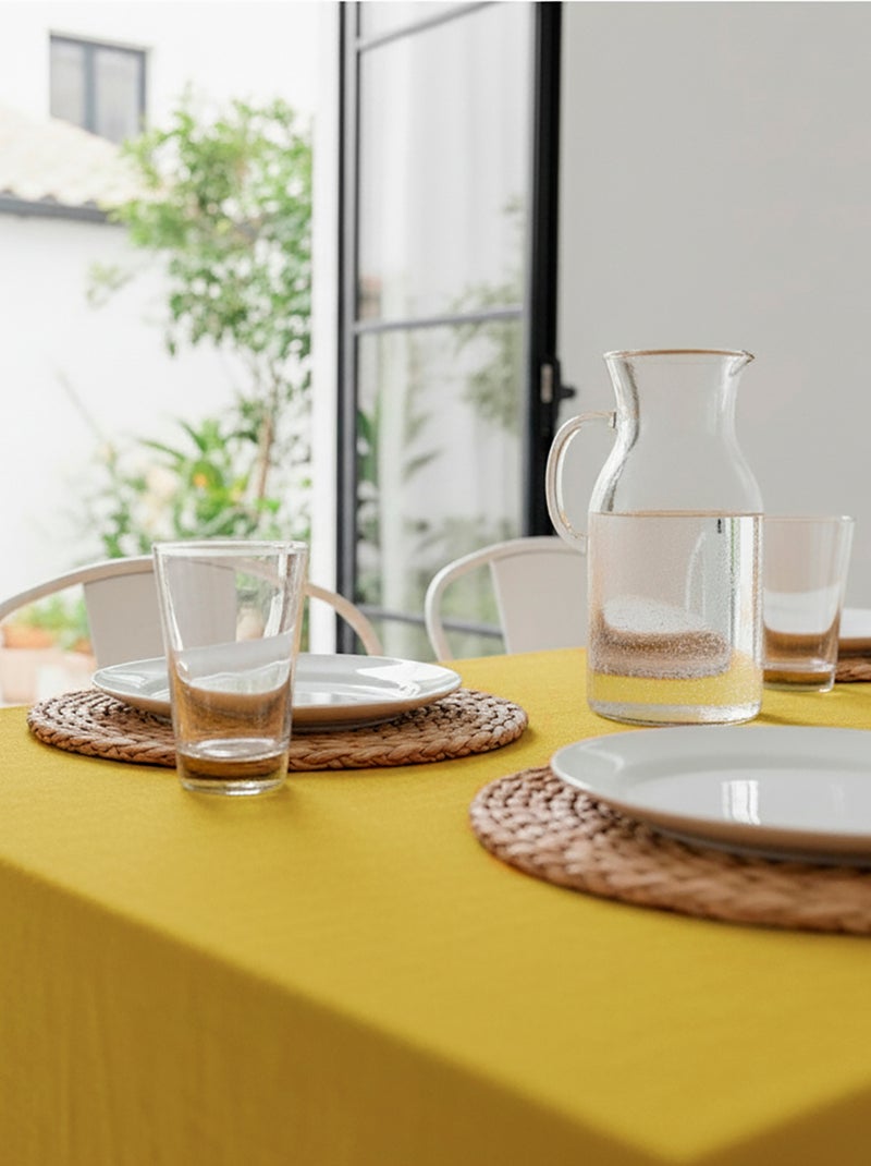 Nappe Solace "Happyfriday" Moutarde - Kiabi