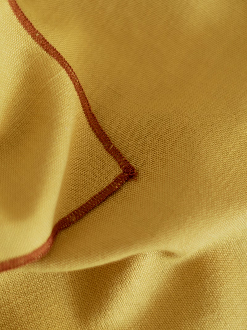 Nappe Solace "Happyfriday" Moutarde - Kiabi