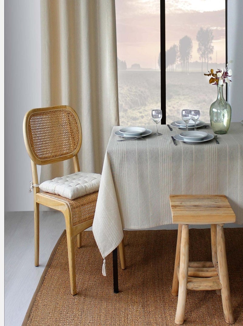 Nappe tendance en coton recyclé Beige clair - Kiabi