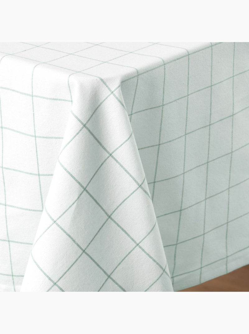 Nappe tisse a carreaux Axelle Vert Sauge - Kiabi