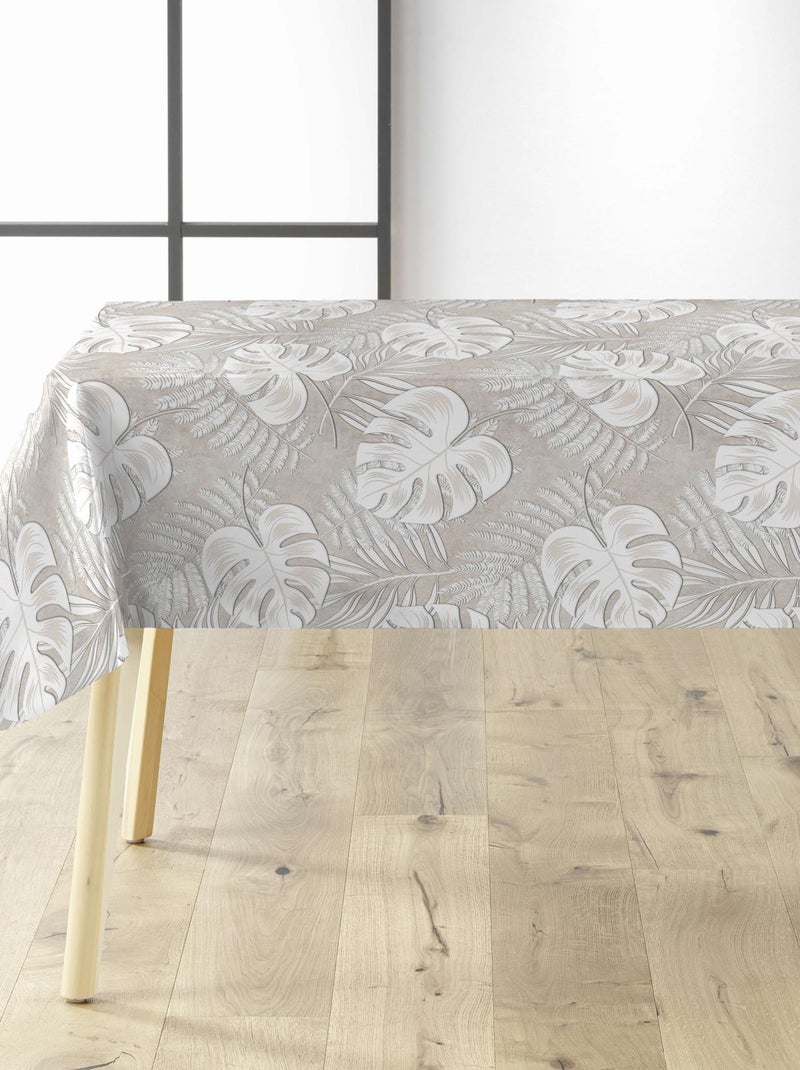 Nappe Toile cirée au mètre Amber Beige - Kiabi