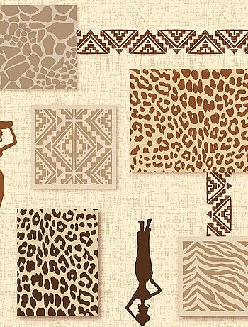 Nappe Toile cirée au mètre Anaba naturel