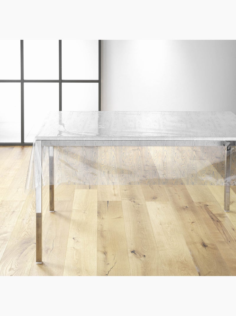Nappe toile cirée au mètre bois ceruse transparente Transparent - Kiabi