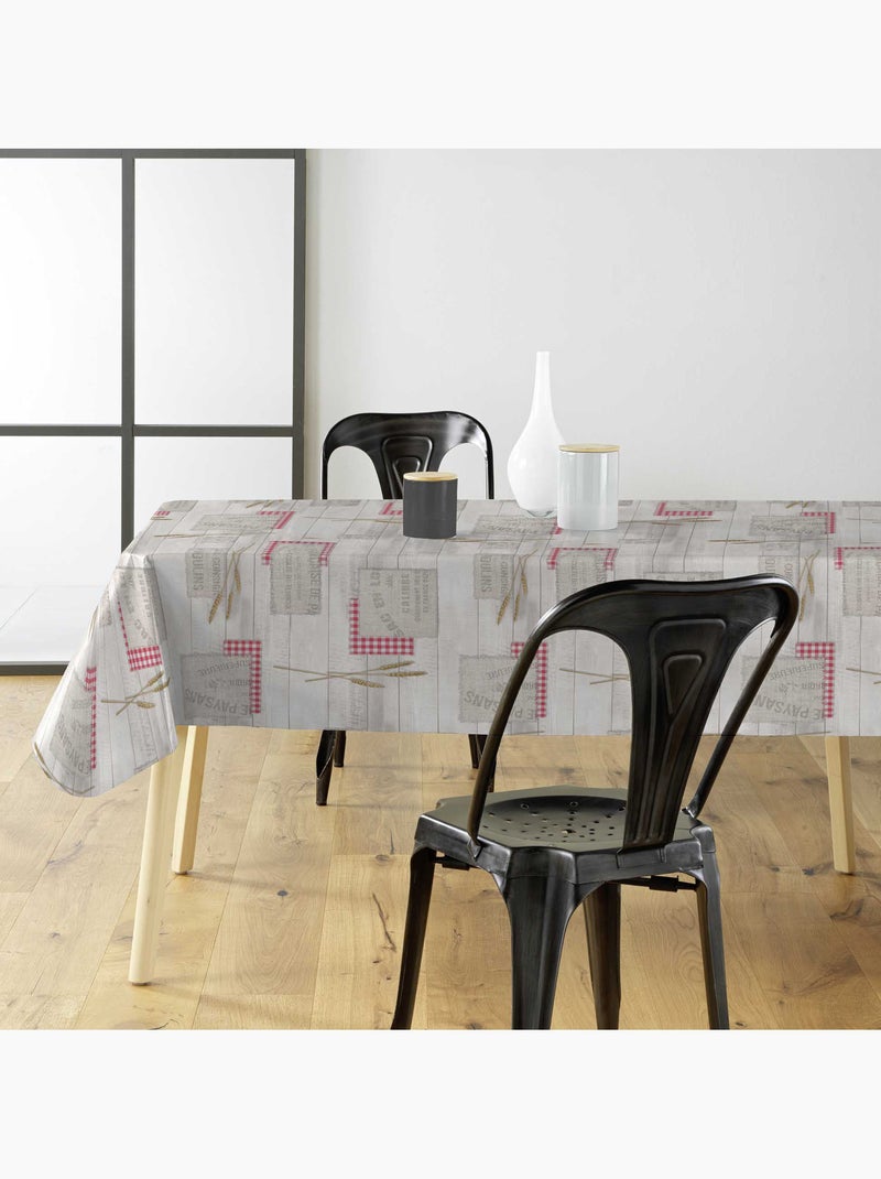 Nappe Toile cirée au mètre Epis Beige - Kiabi