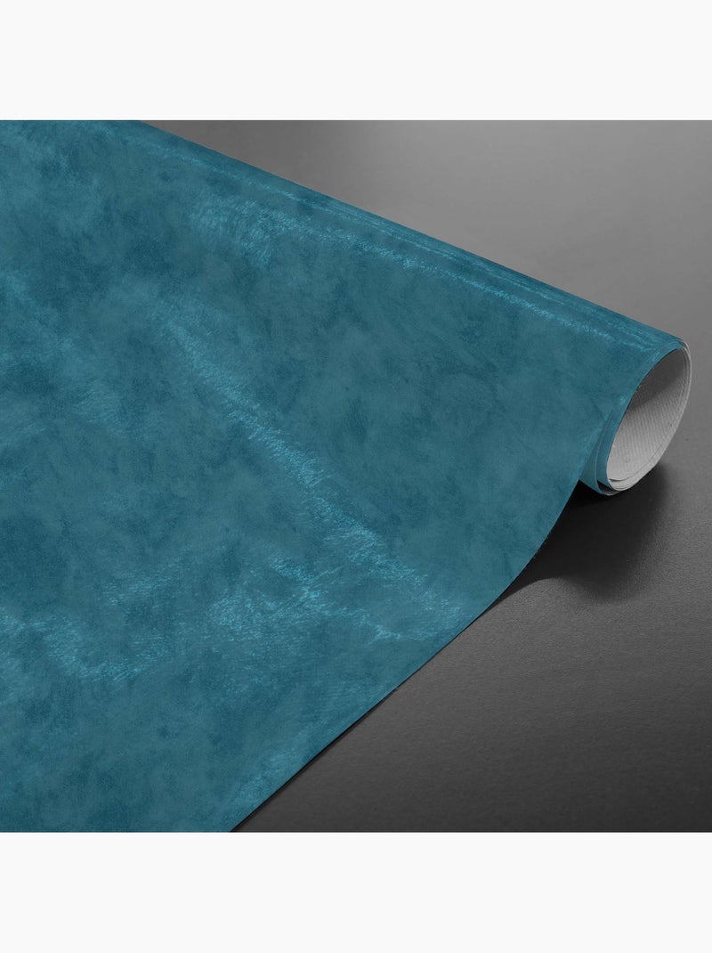 Nappe Toile cirée au mètre Faux Beton indigo Bleu - Kiabi