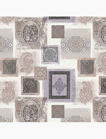 Nappe Toile cirée au mètre Galante Naturel