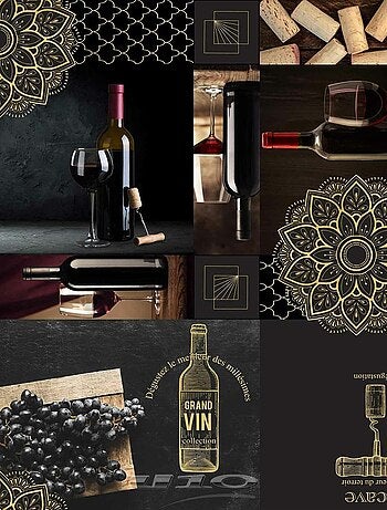 Nappe toile cirée au mètre grand vin