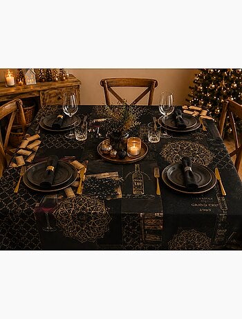 Nappe toile cirée au mètre grand vin