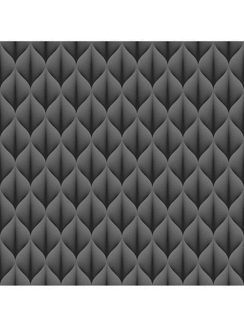 Nappe Toile cirée au mètre Kalina anthracite - Kiabi