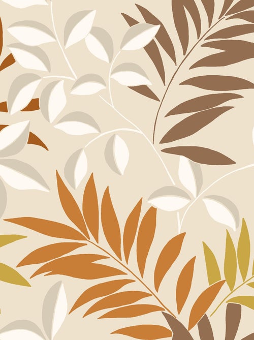 Nappe toile ciree au metre Nelida beige - Kiabi