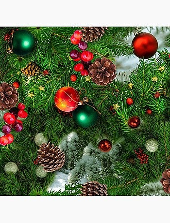 Nappe toile cirée au mètre noel christie