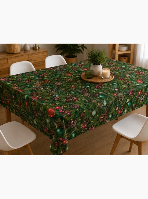 Nappe toile cirée au mètre noel christie - Kiabi