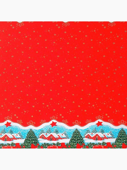 Nappe Toile cirée au mètre Noel - Kiabi