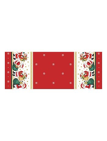Nappe Toile cirée au mètre Noel tradition