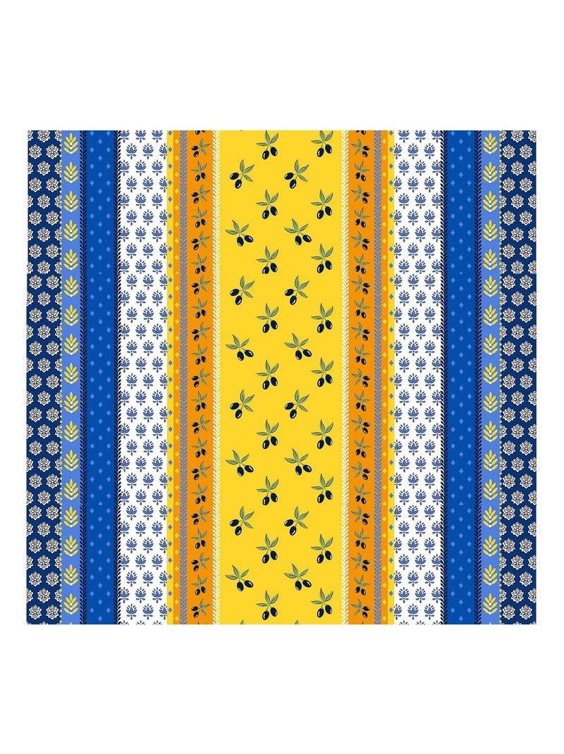 Nappe Toile cirée au mètre Provencale Bleu - Kiabi