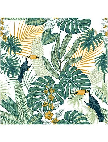 Nappe toile cirée au mètre toucan guyana