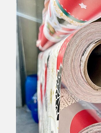 Nappe Toile Cirée De Noël –Nova Star Au Mètre