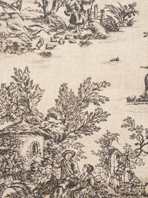 Nappe toile de Jouy rectangulaire plastifiée - Kiabi Nappe toile de Jouy rectangulaire plastifiée - Kiabi