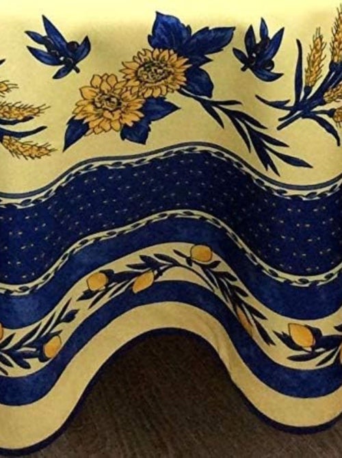Nappe Tournesol Abeille Bleu - Kiabi
