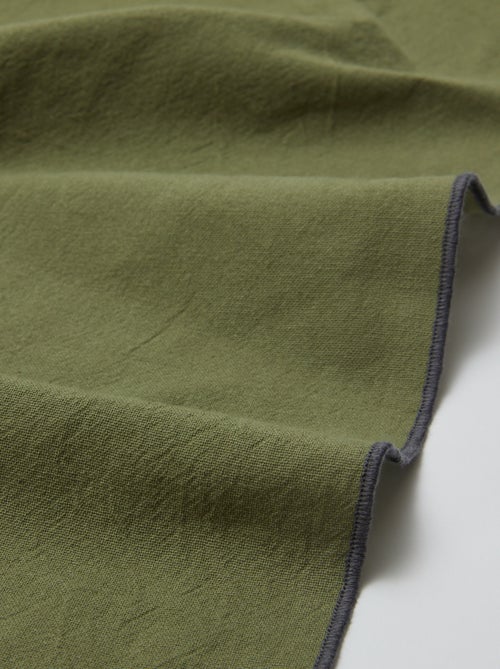 Nappe unie 150 x 150 cm en coton - Kiabi Home - Kiabi Nappe unie 150 x 150 cm en coton - Kiabi Home - Kiabi