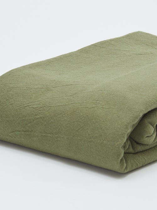 Nappe unie 150 x 200 cm en coton - Kiabi Home - Kiabi Nappe unie 150 x 200 cm en coton - Kiabi Home - Kiabi