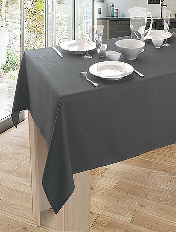 Nappe Unie Anti-taches Anthracite