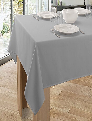 Nappe Unie Anti-taches Gris clair
