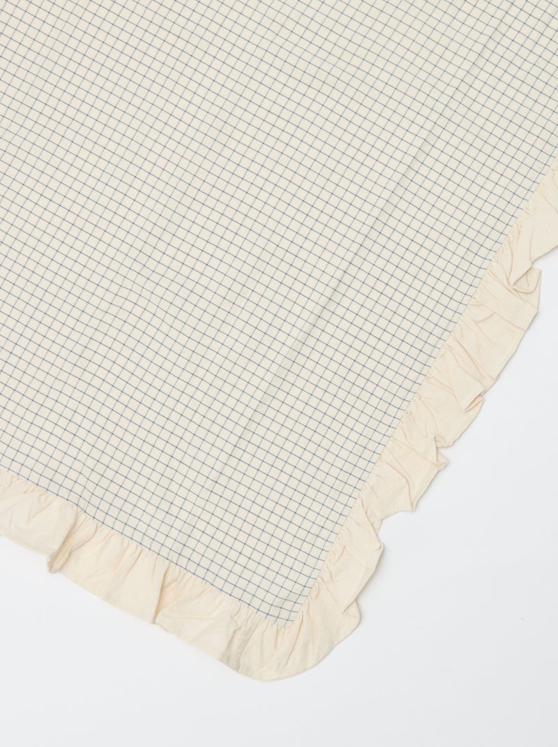 Nappe volantée (150 x 250 cm) Beige - Kiabi