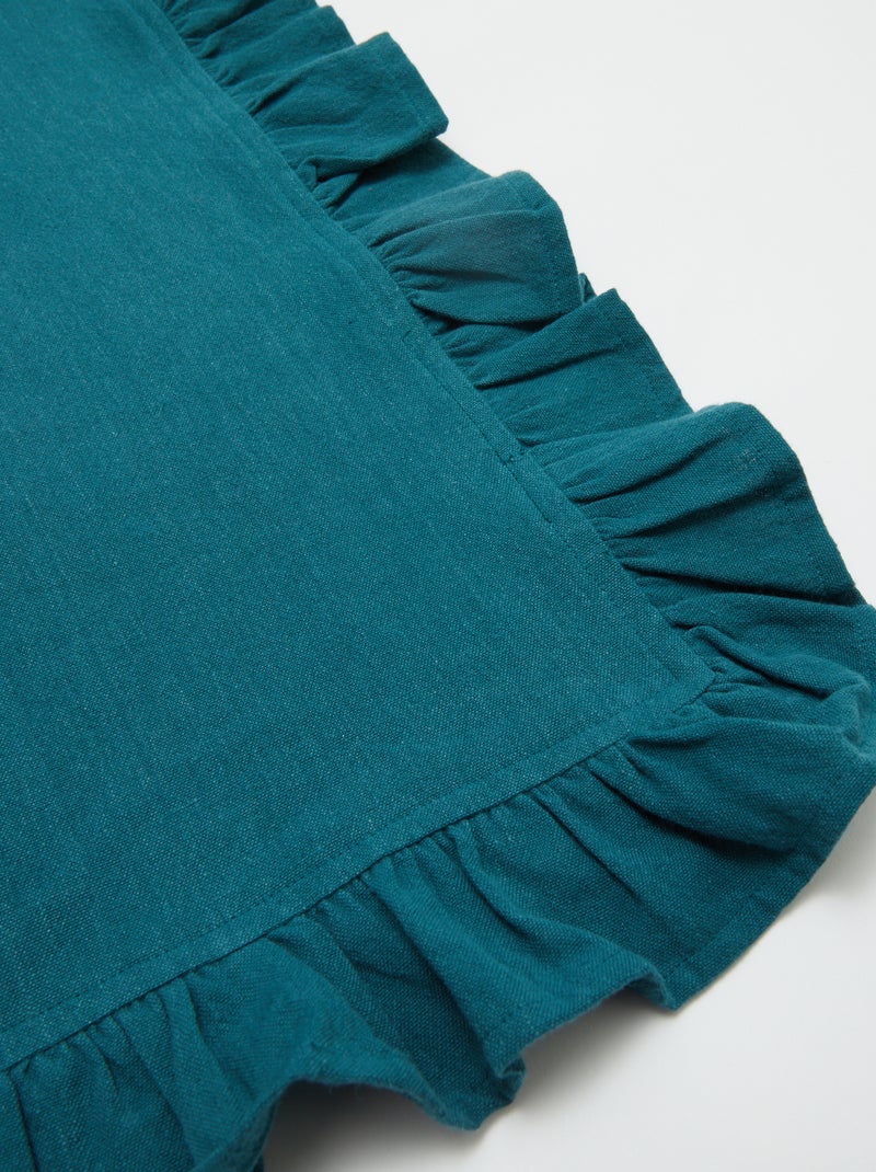 Nappe volantée (150 x 250 cm) BLEU - Kiabi