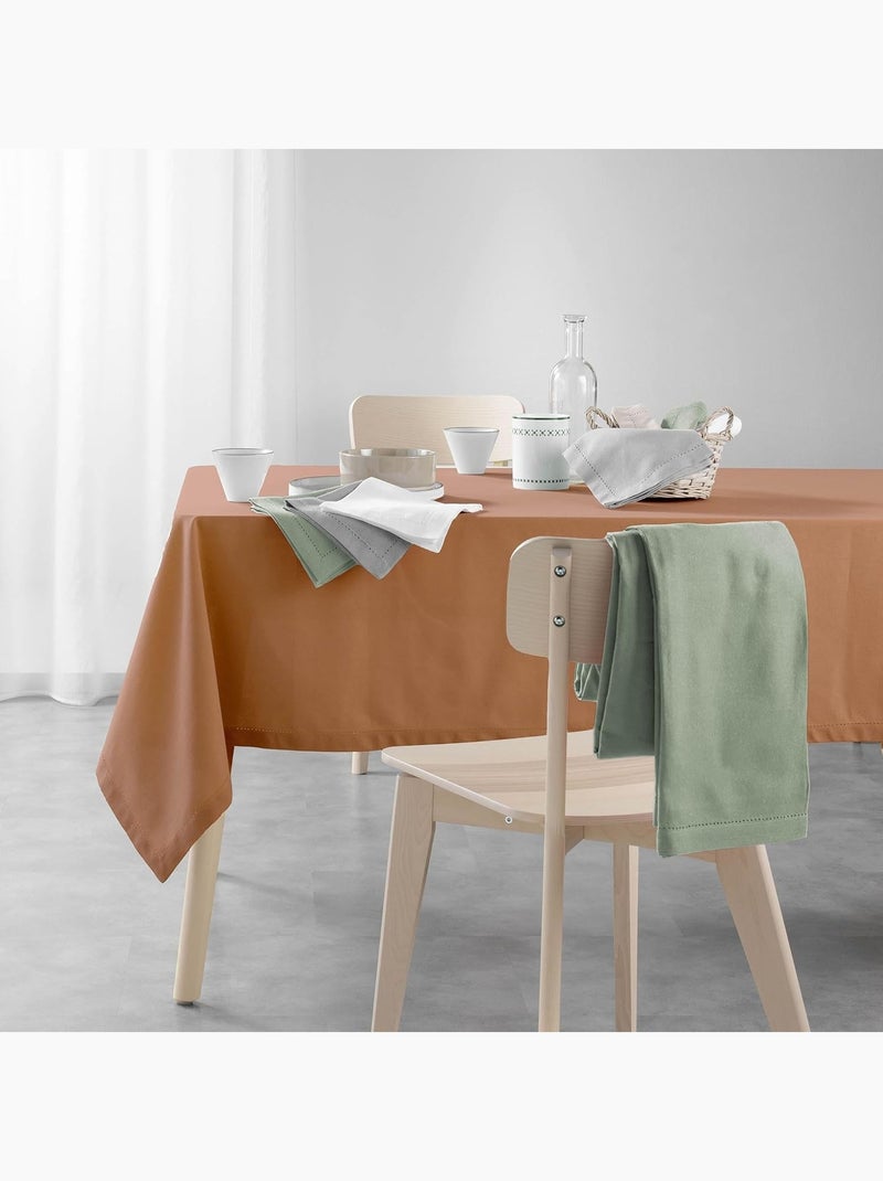 Nappes Coton CHARLINE Douceur d'Intérieur Marron - Kiabi