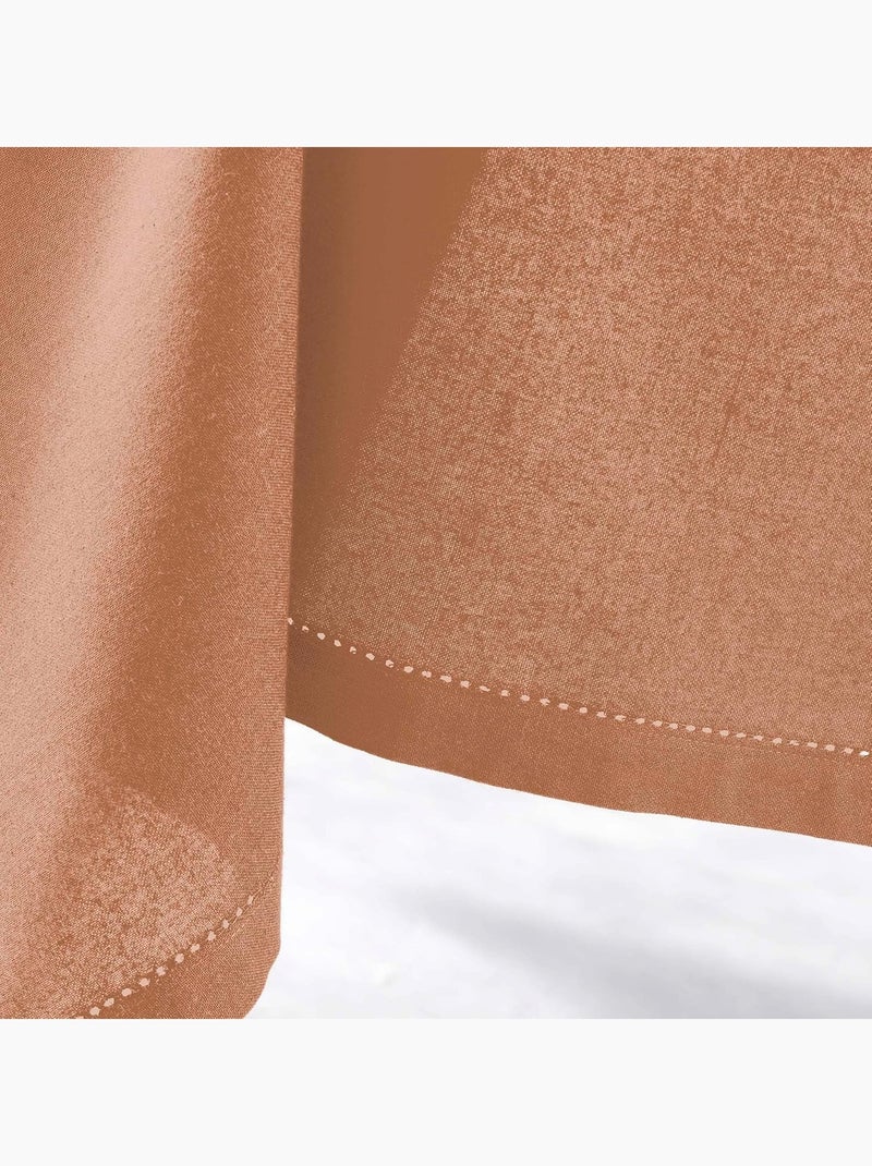 Nappes Coton CHARLINE Douceur d'Intérieur Marron - Kiabi