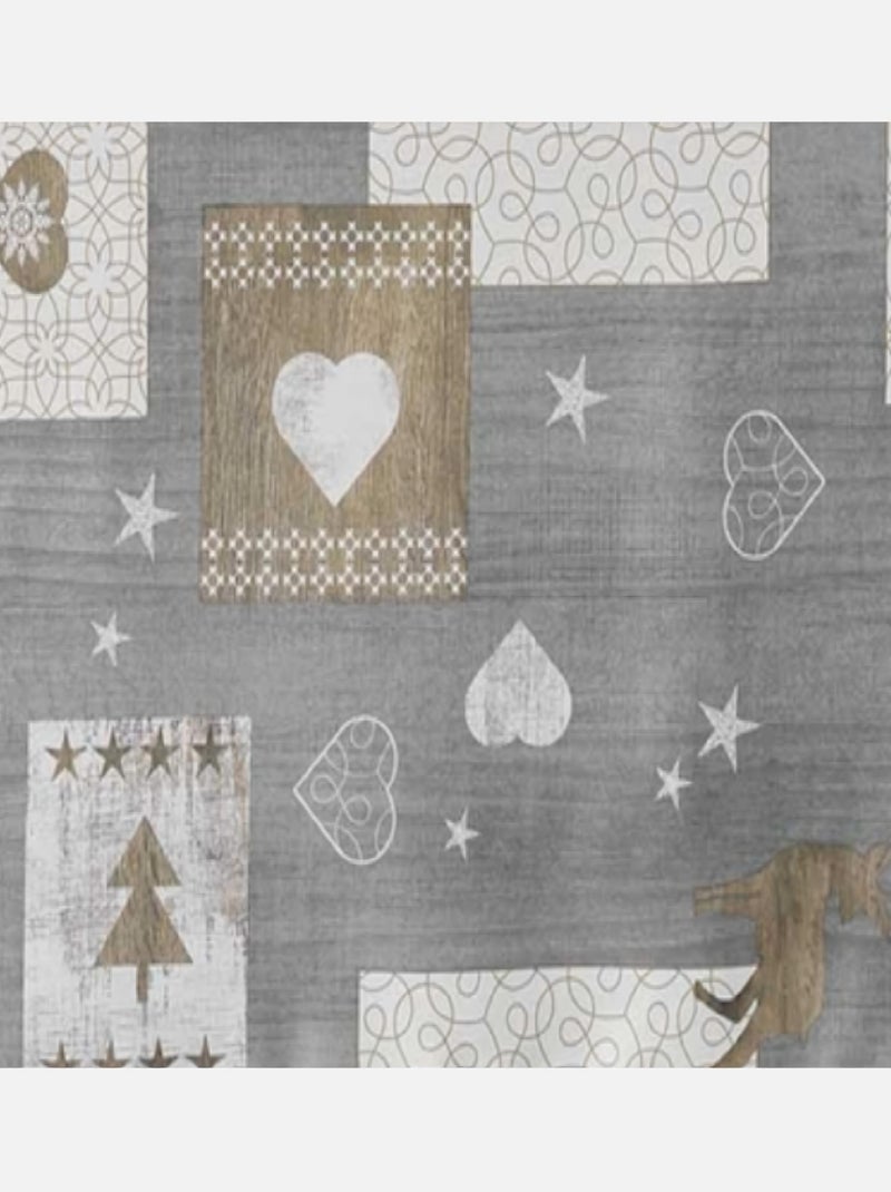 Nappes Polyester Augustin PROMO LINGE Gris - Kiabi